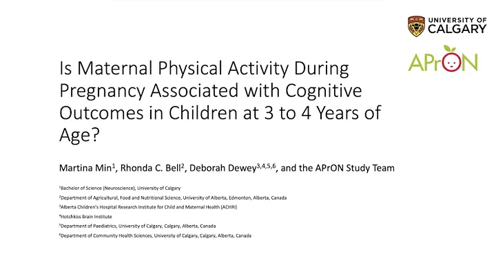 Is Maternal Physical Activity During Pregnancy Ass...