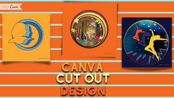 How make a cutouts effect with Canva/ Canva cut outs designs