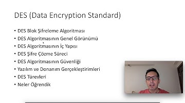 Kriptolojiye Giriş / 3  DES (Data Encryption Standard)