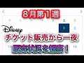 【ニュース！】ディズニーチケット販売から一夜！販売状況を観察！