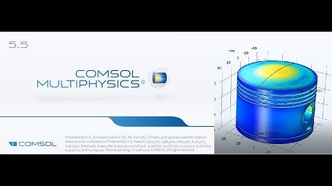 Stationary Structural analysis over piston in Comsol Multiphysics