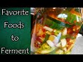 Favorite Foods to Ferment