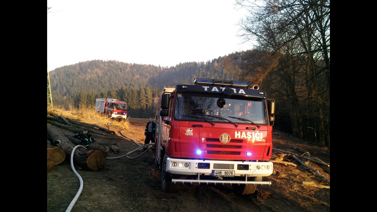 Hasiči Mladé Buky - Lesní požár v Pekle u Trutnova 13.3.2014 /1