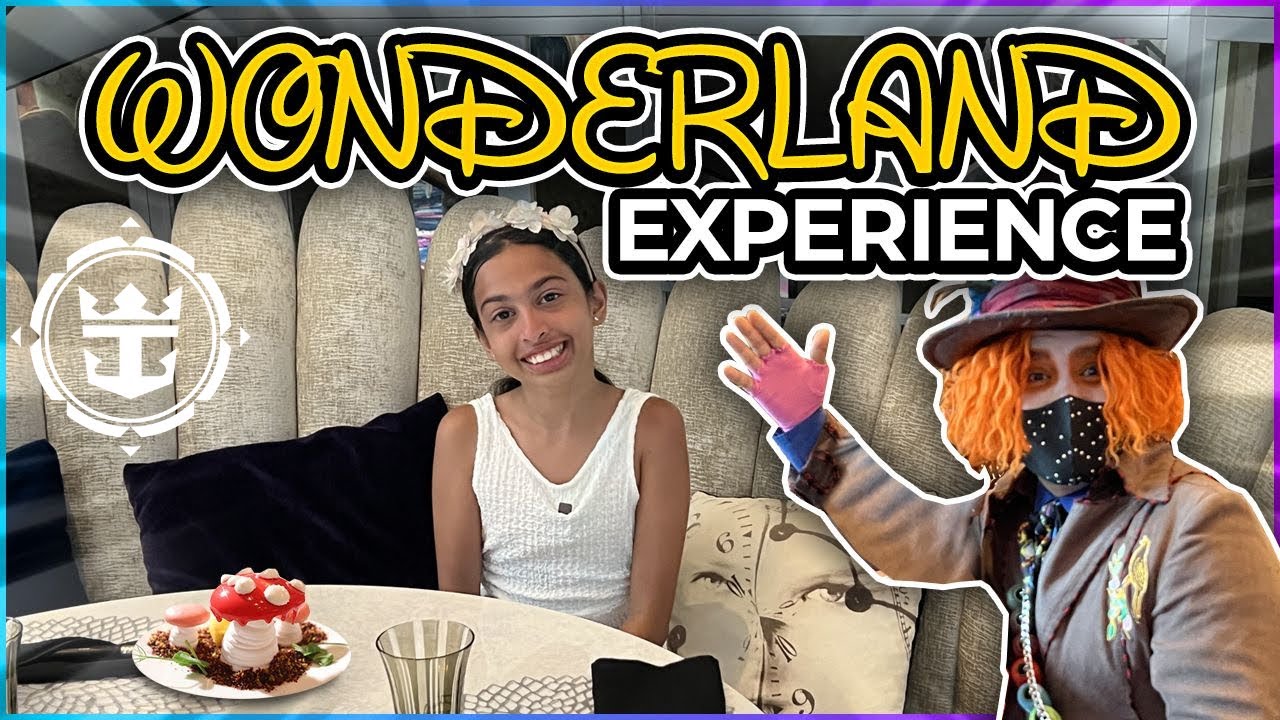 The BEST Wonderland Restaurant Review | Royal Caribbean Cruise, Imaginative Cuisine