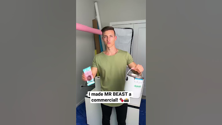 I made MR BEAST a commercial for his chocolate bars! 🍫🤯