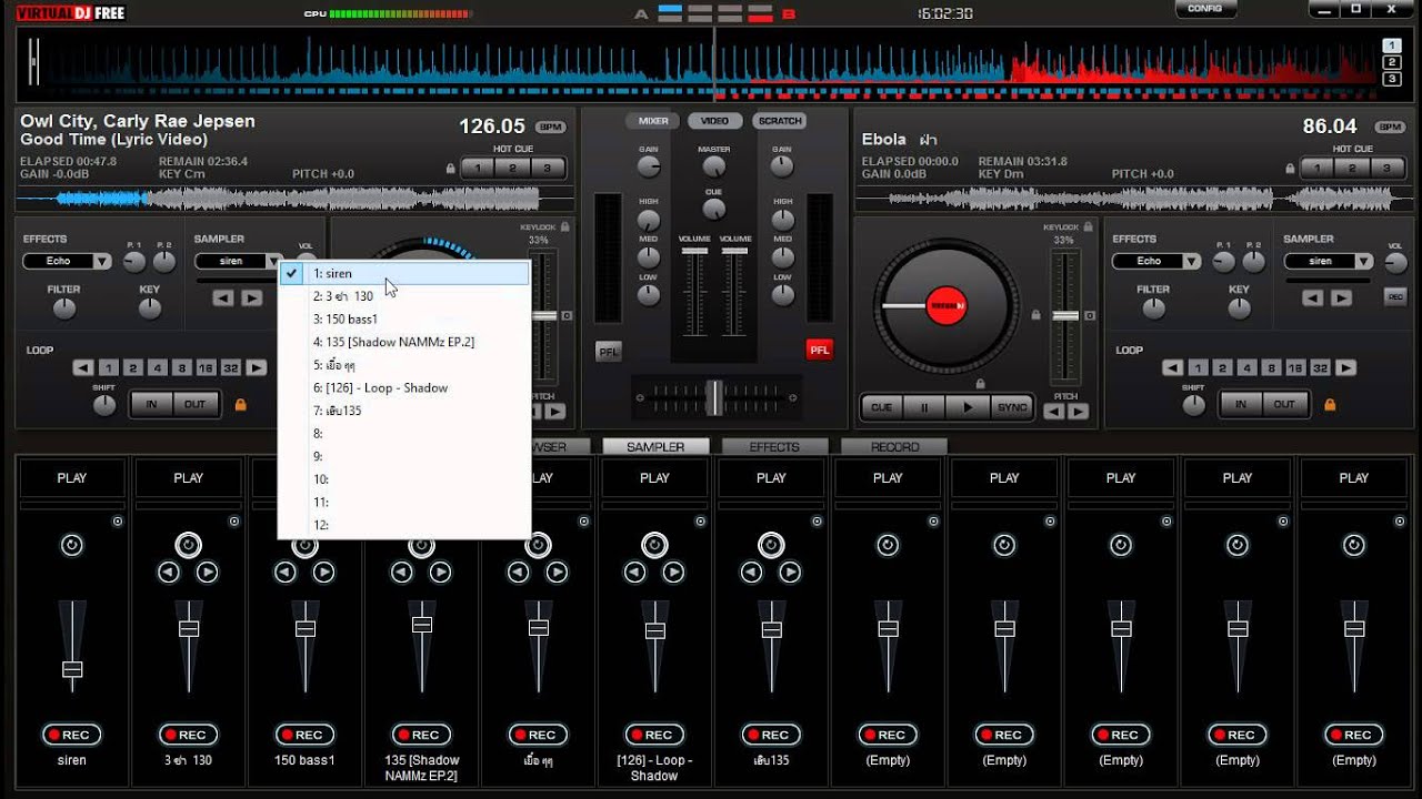 วิธีRemix เพลง ด้วยโปรแกรม Dj - Youtube