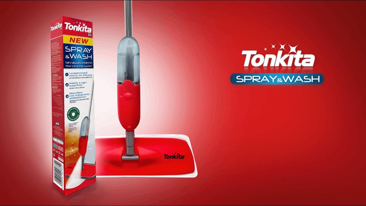 Tonkita Spray & Wash Lavapavimenti - Anti sporco, anti batterico