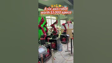 Arm span 940 load 5 kg six-axis robot worth $3,000 apiece # six-axisrobot # robot # industrial robot