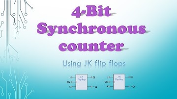 4-Bit Synchronous Counter | 0 to F counter Multisim | #multisim  #practical #s