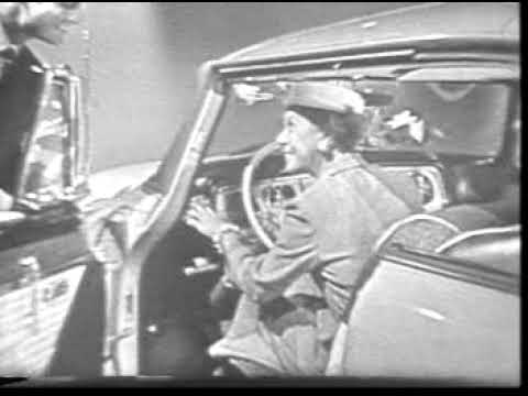 1950's TV Commercial   1956 Chrysler Push Button Autoflite Transmission