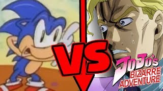 Sonic VS Jojo Characters