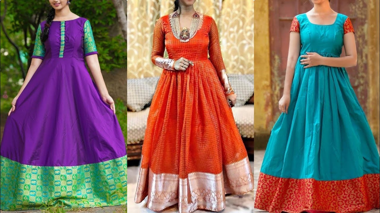 Saree Gowns* Are The Latest Style Of... - Jaanvi Collections | Facebook