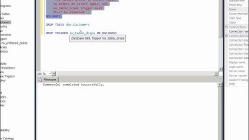 Creating a DDL Trigger