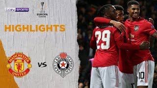 Man United 3-0 Partizan | Europa League 19/20 Match Highlights