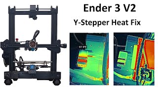 Ender 3 V2 - The Reason Why Your Y-Stepper Motor is Crazy Hot and How to Fix It without VREF Tweaks