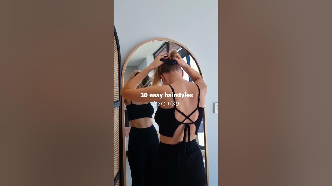 Let's kick off things with an easy one it's a twist on a low bun that will only take a minute