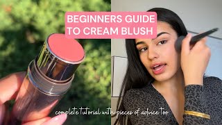 a step by step guide to properly apply cream blush! (advice + useful tips included)❤️