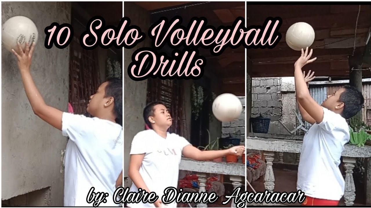 10 SOLO VOLLEYBALL DRILLS 💛 YouTube