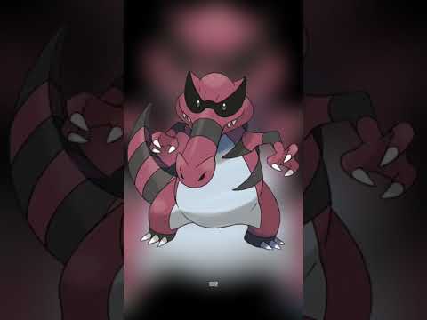 寶可夢圖鑑 #pokemon No.0553 流氓鱷ワルビアル Krookodile  #0553 #寶可夢卡牌 #pokemongo #寶可夢 #shorts #神奇寶貝 #第五世代