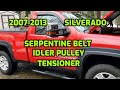 Chevy Silverado Serpentine Belt, Idler Pulley, and Tensioner Install