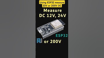 Measure 20V 50V or 200V with ESP32 #robojax #arduinoproject #arduino