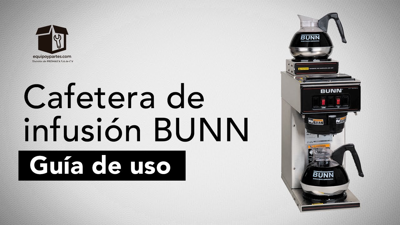 Cafetera para negocios en El Salvador | Bunn VP17 - YouTube
