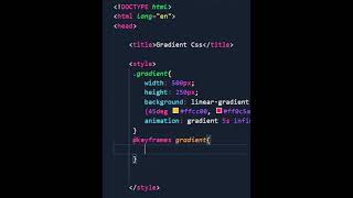 Awesome css Gradient in 30 seconds #css