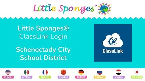 Schenectady City School Distirct | How to Log In to Little Sponges via ClassLink