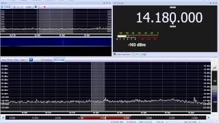 FiFi SDR Tuning 20 Meter SSB - W1AEX