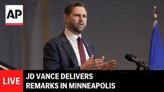 LIVE: JD Vance delivers remarks in Minneapolis