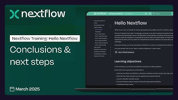 Hello Nextflow: Conclusion & Next Steps