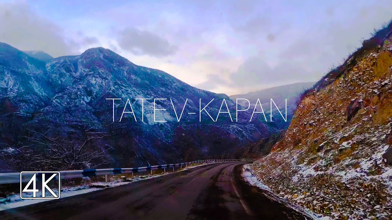 Tatev to Kapan, Driving Tour, Dec 2021, Armenia. 4K 60fps