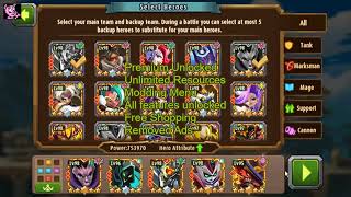 Magic Rush Heroes Mod Apk / Mod Menu Versi Terbaru 2025 | All Unlocked & All Unlimited screenshot 4
