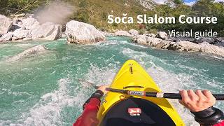 Whitewater Kayaking - Soča Slalom Course - Alps [visual guide] - 23m³/s screenshot 4
