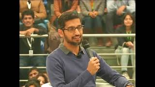 Sundar Pichai Google CEO Funny Interview with Harsha Bhogle HIGH