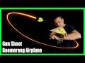 How to make a gun Shoot boomerang airplane from cardboard | cardboard gun