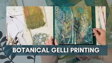 Botanical Gelli Printing Course Trailer
