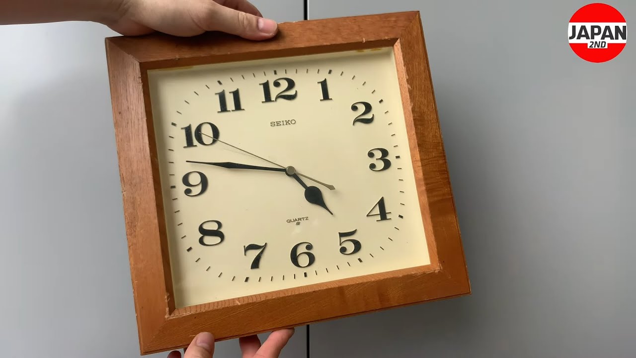 インテリア時計 SEIKO quartz square wall clock 90s s-l1200.jpg