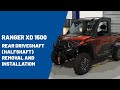 2024+ RANGER XD 1500 | Rear Driveshaft (Halfshaft) Removal and Install | Polaris Off Road Vehicles