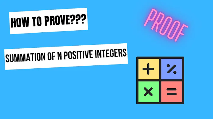 Sum of first n positive integers, arithmetic progression, summation (Proof)