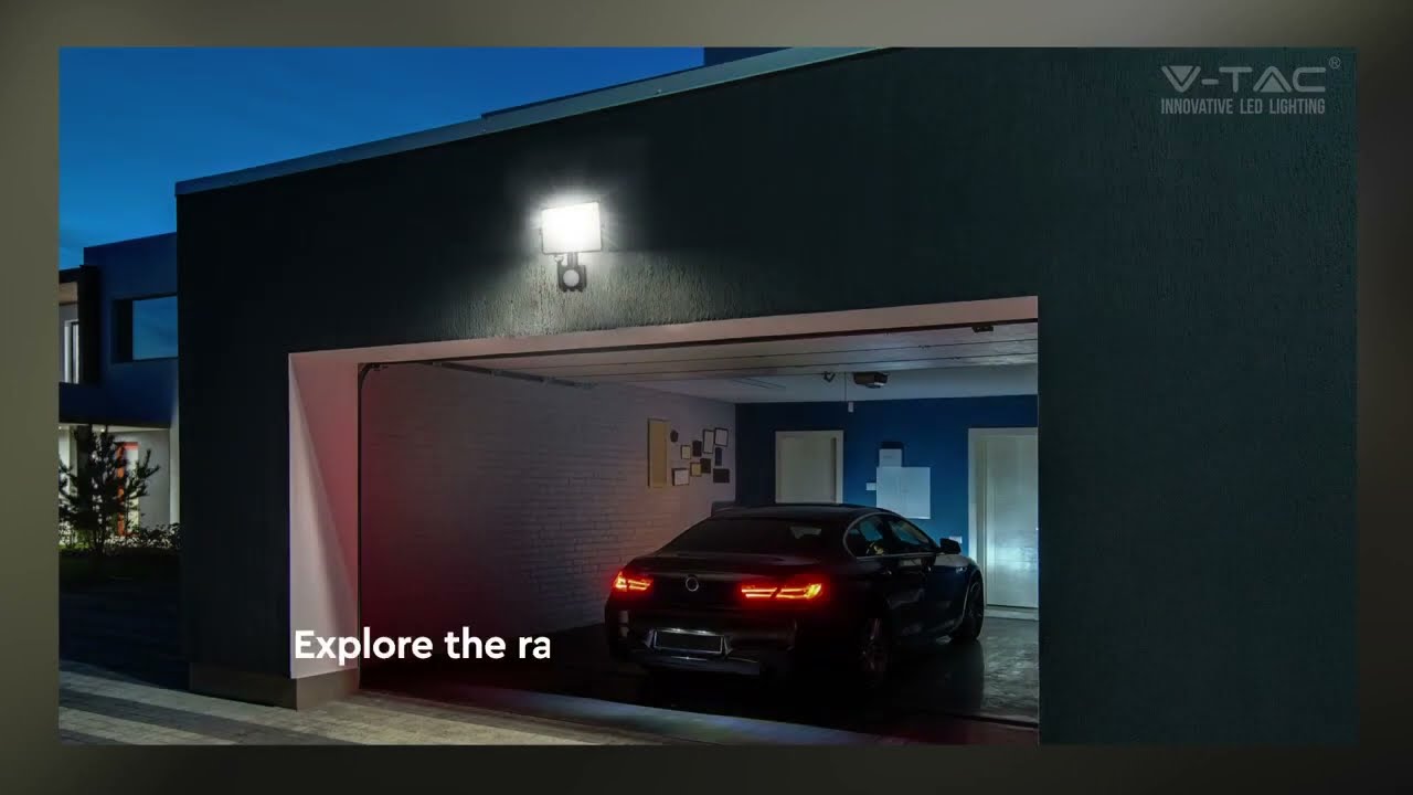 V-TAC Floodlights with PIR Sensor