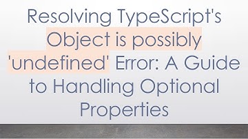 Resolving TypeScript