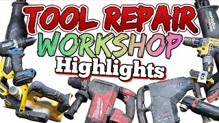 Information The end of another week in the workshop fixing broken power tools, here a few things we fixed. News