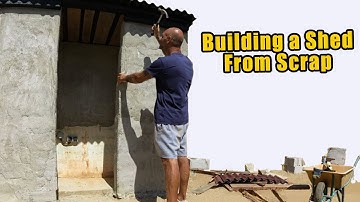 I Built an Off Grid Shed Using Recycled Wood & Old Bricks – Zero Waste