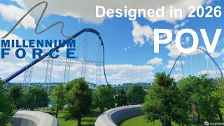 If Millennium Force Was Designed in 2026 [POV] | Planet Coaster 2