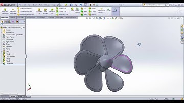 Vẽ cánh quạt bằng Solidworks nâng cao