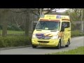 Diverse ambulance&#39;s met spoed in Amstelveen en Amsterdam