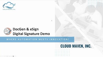Digital Signature Demo | Feature of DocGen & eSign