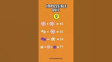 Impossible Puzzle. Only 2% can solve this. #shorts #puzzlequiz #youtubeshorts