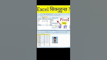 How to use Pivot Table Excel in Nepali